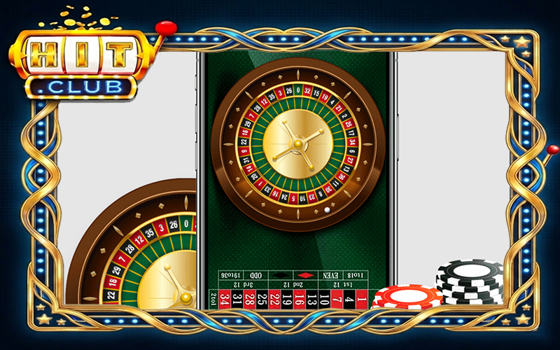 Giao diện dọc mượt mà của Roulette app Hitclub trên di động
