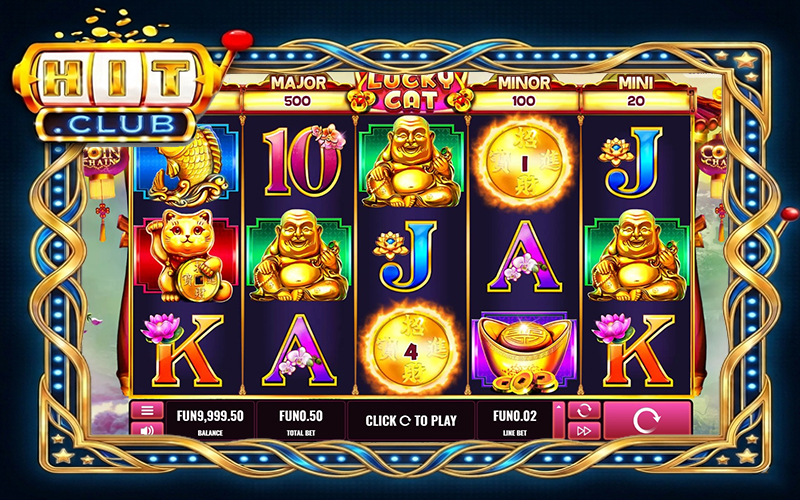 Lucky Cat game nổ hũ jackpot phù hợp chơi slot nhịp nhanh mobile